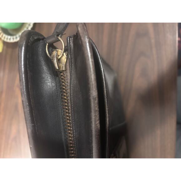 Vintage Coach Embassy Briefcase No. 018-0029 USA Made Black Glove Tanned Leather - Picture 10 of 12